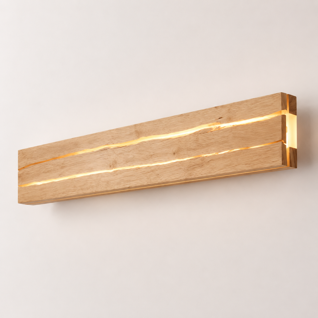 Applique murale LED bois naturel Noma