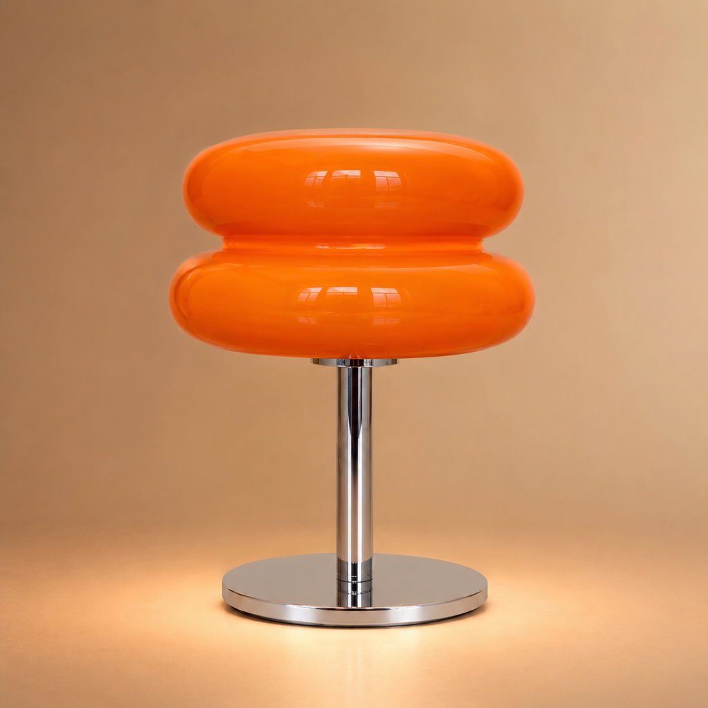 Lampe à poser en verre Macaron Élise