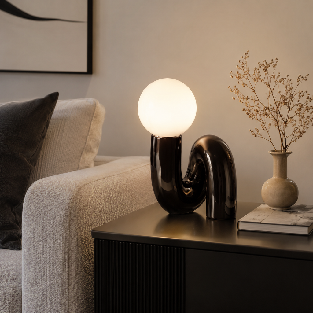 Lampe à poser sculpturale Oria
