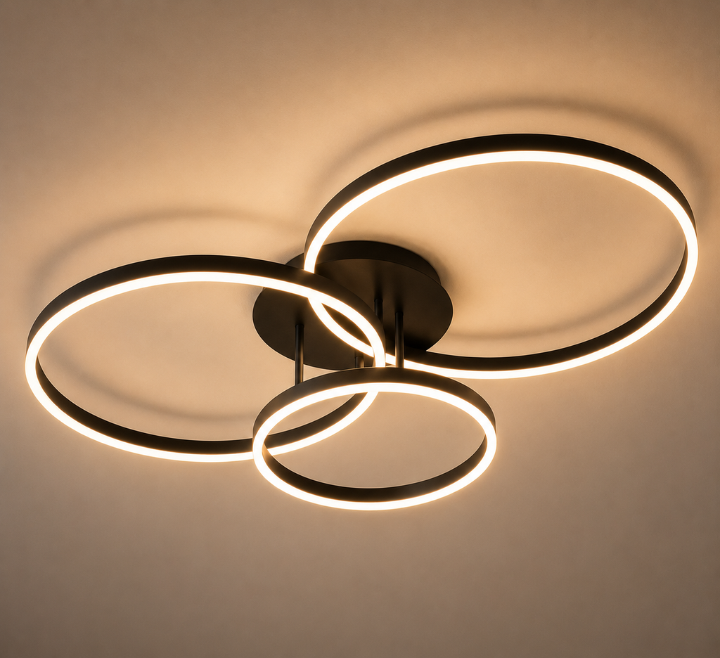Plafonnier LED Éclipse Noir