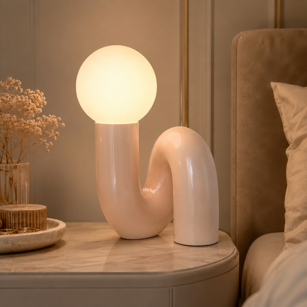 Lampe à poser sculpturale Oria
