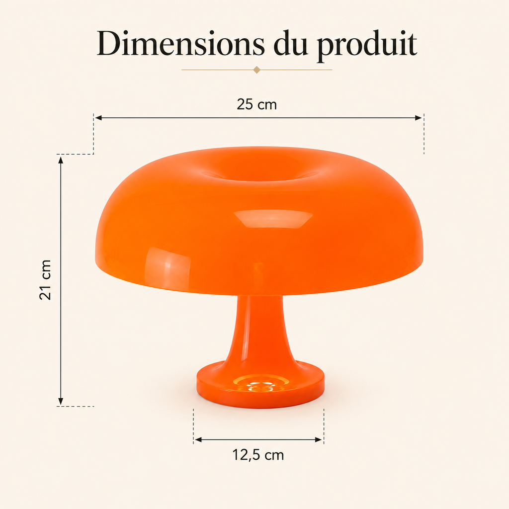 Lampe à poser champignon Noma