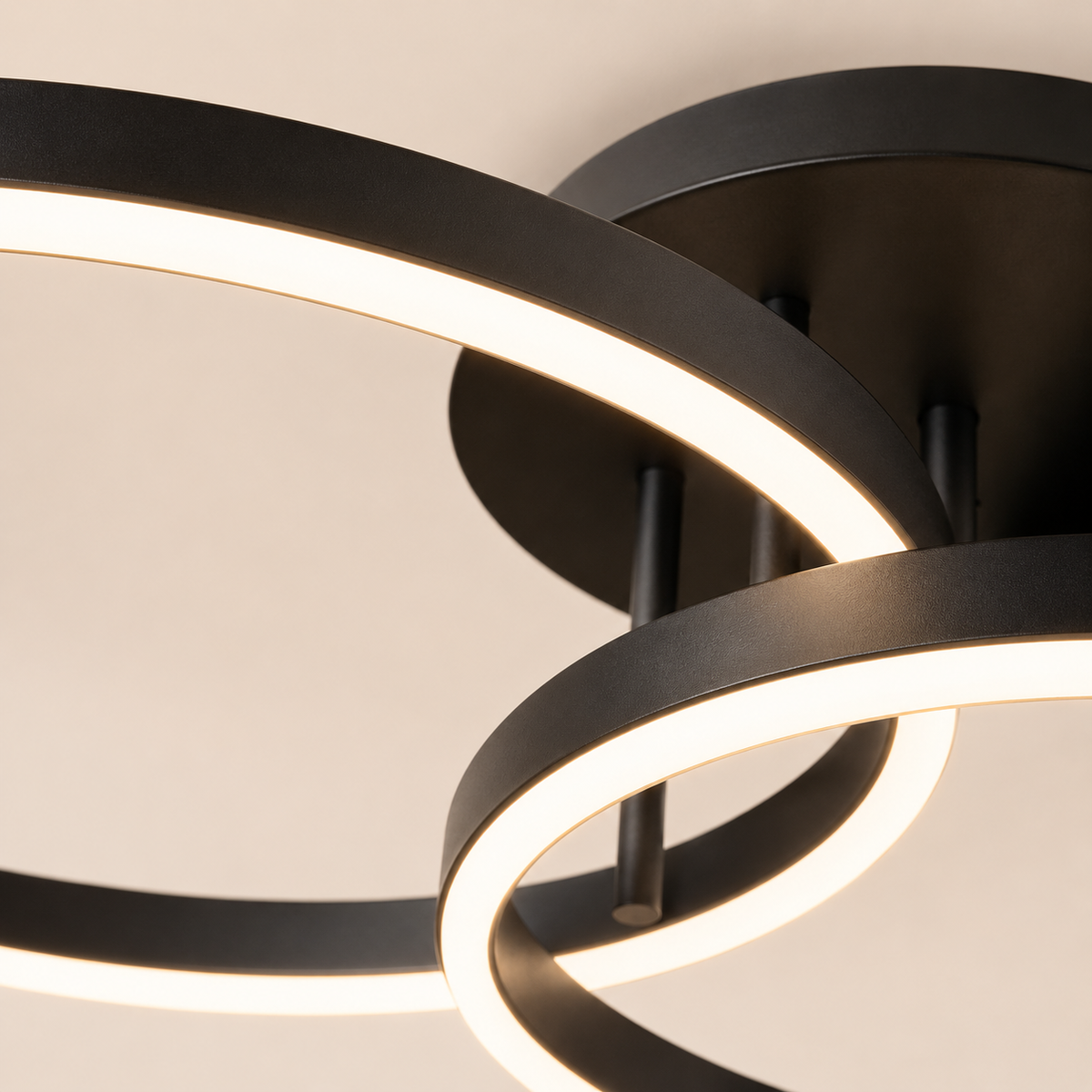Plafonnier LED Éclipse Noir