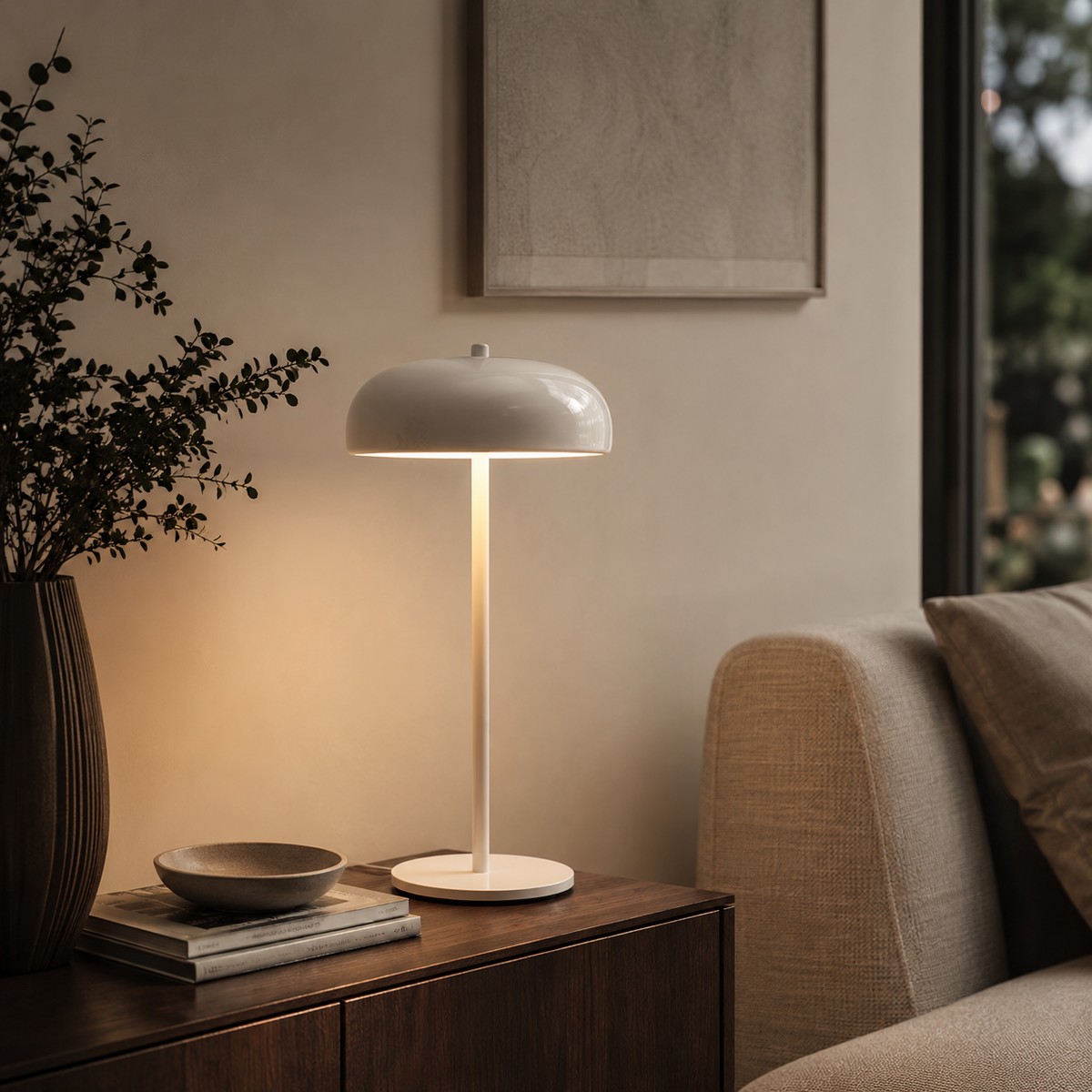 Lampe à poser rechargeable Luno