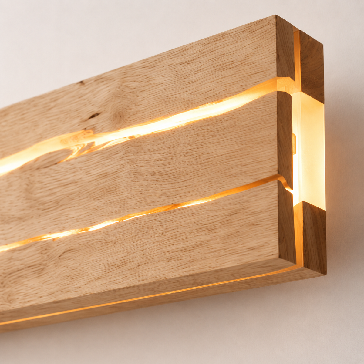 Applique murale LED bois naturel Noma