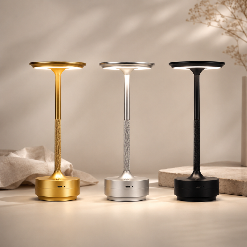 Lampe à poser tactile rechargeable Élia