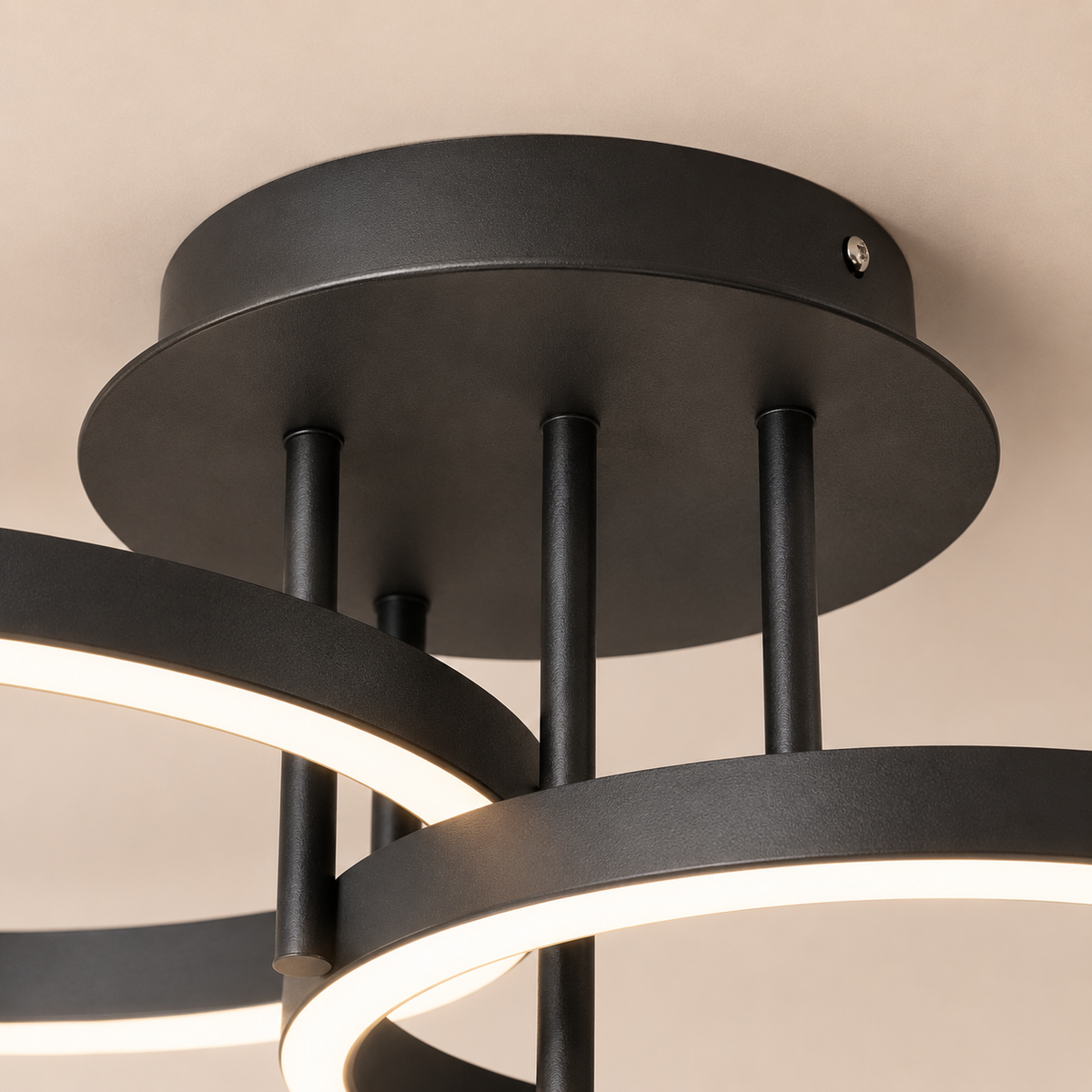 Plafonnier LED Éclipse Noir
