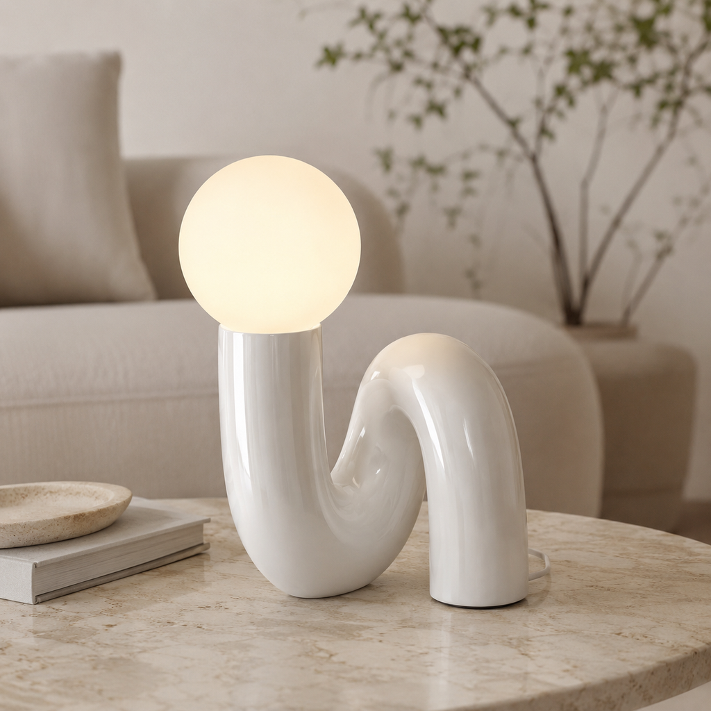 Lampe à poser sculpturale Oria