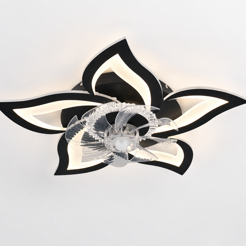 Ventilateur plafonnier LED Fleur