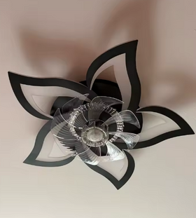 Photo client de Ventilateur plafonnier LED Fleur