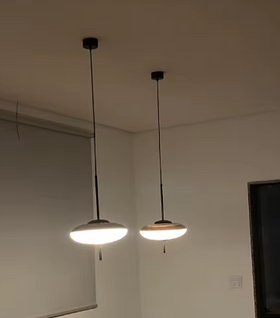 Photo client de Suspension LED soucoupe Vela