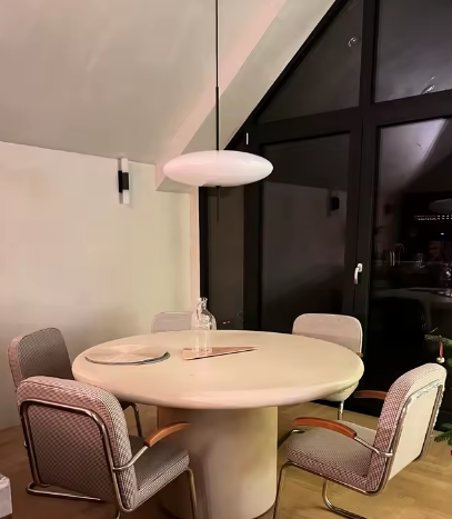 Photo client de Suspension LED soucoupe Vela