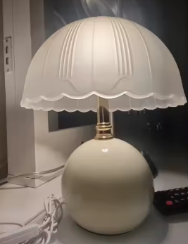 Photo client de Lampe à poser céramique Opaline