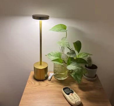 Photo client de Lampe à poser tactile rechargeable Liora