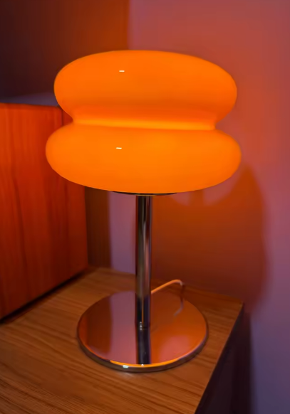 Photo client de Lampe à poser en verre Macaron Élise