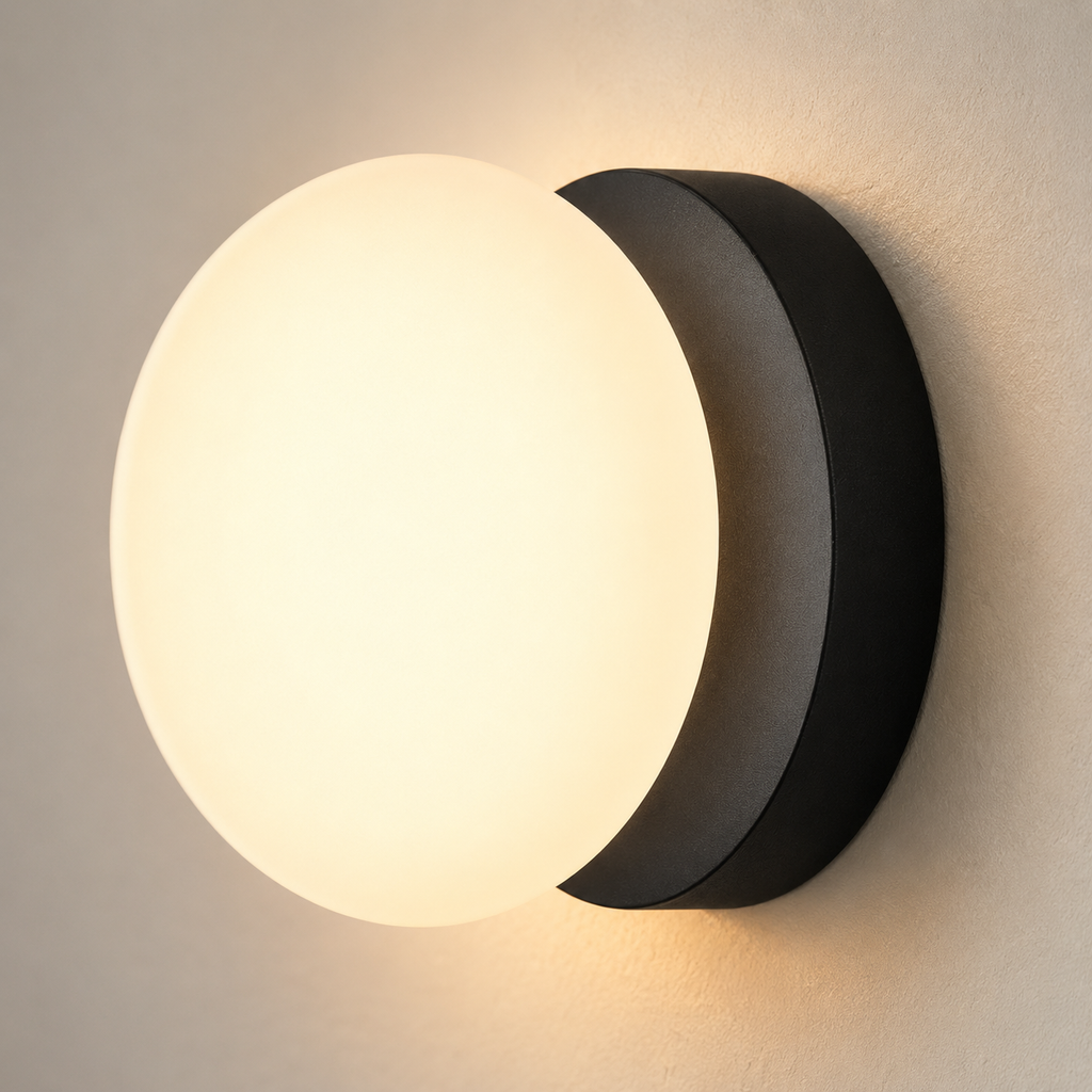 Applique murale LED ronde Opale