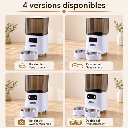 Distributeur Connecté avec Caméra pour Chat