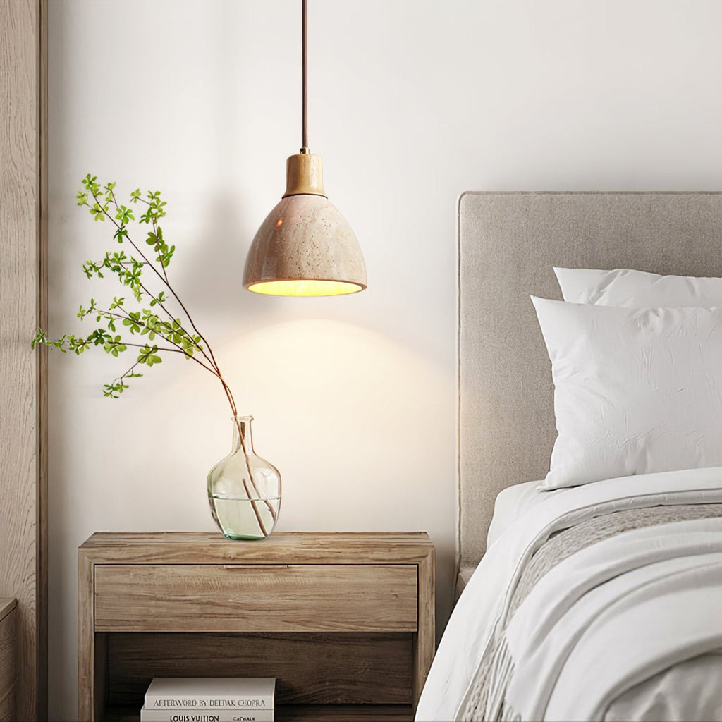 Détail texture pierre suspension Homepetik