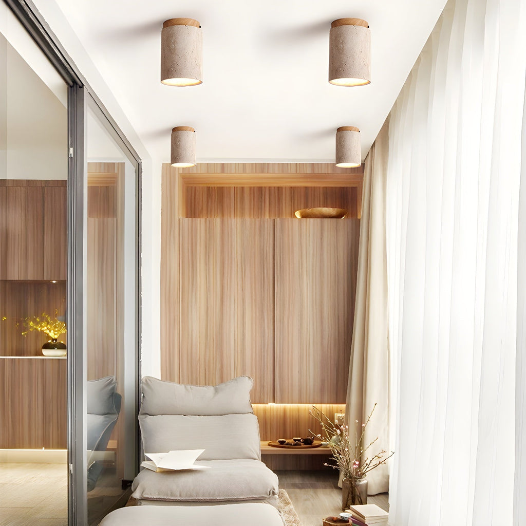 Plafonnier naturel pour décoration contemporaine