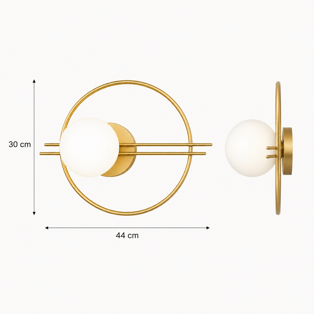 Applique murale LED Halo Éclipse