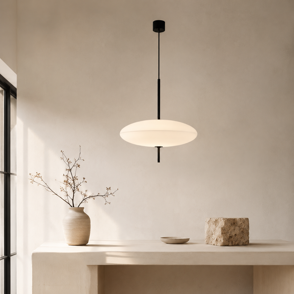Suspension LED soucoupe Vela