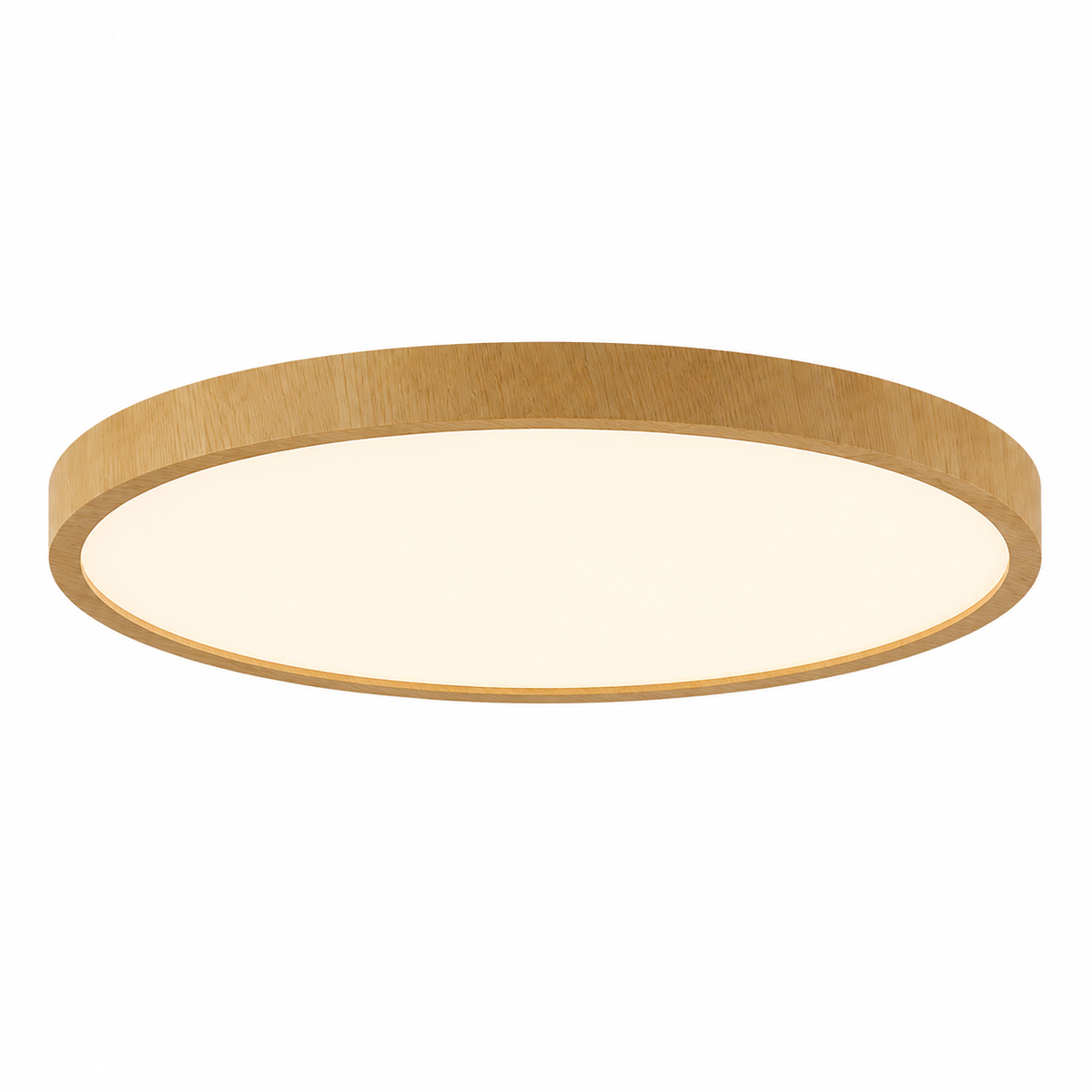 Plafonnier LED bois ultrafin Noma