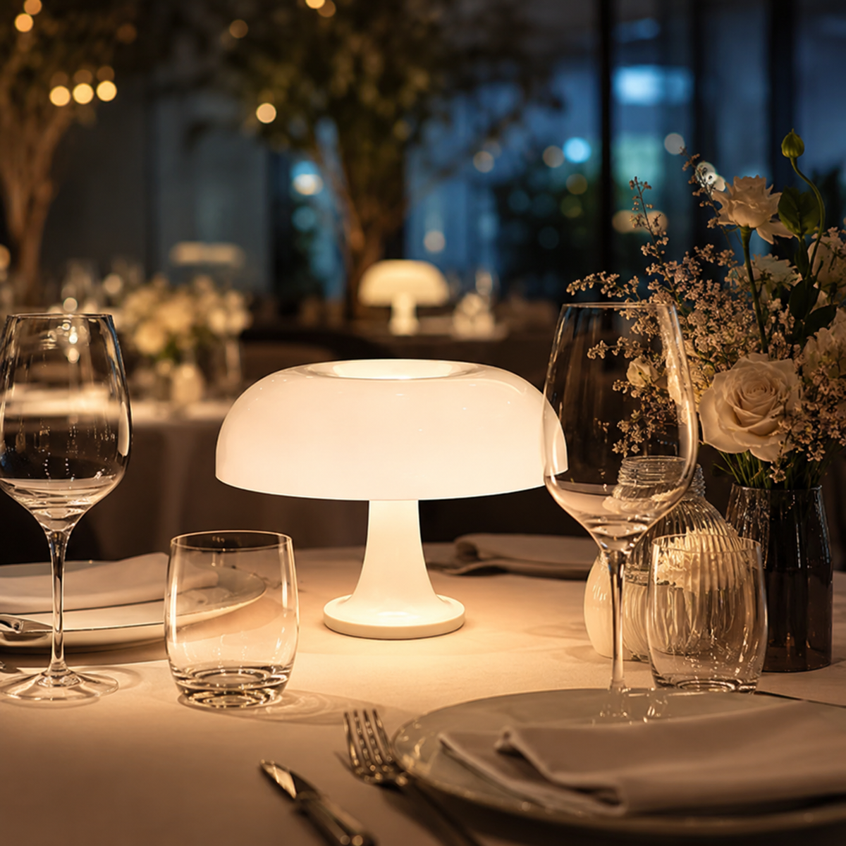 Lampe à poser champignon Noma