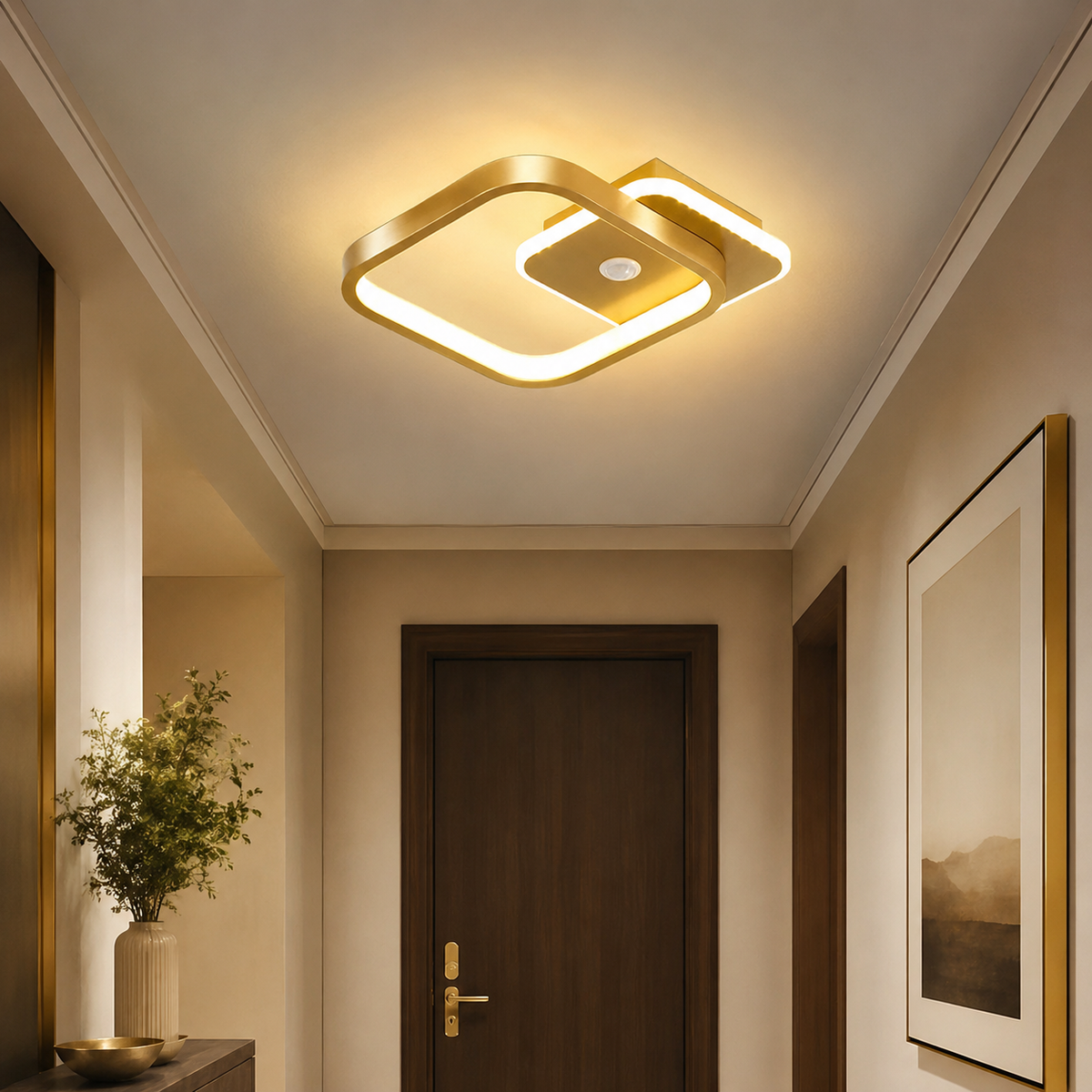 Plafonnier LED à détecteur Noxis